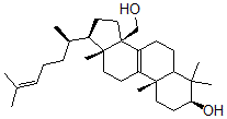 CAS#: 111420-56-5， (3S,10S,13R,14S,17R)-14-(Hydroxymethyl)-4,4,10,13-Tetramethyl-17-[(2R)-6-Methylhept-5-En-2-Yl]-2,3,5,6,7,11,12,15,16,17-Decahydro-1H-Cyclopenta[a]Phenanthren-3-Ol