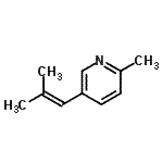 CAS#: 111422-55-0， 2-Methyl-5-(2-Methyl-1-Propen-1-Yl)Pyridine