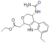 CAS#: 111478-85-4， Ethyl 2-[4-(Carbamoylamino)-8-Ethyl-1,3,4,9-Tetrahydropyrano[3,4-b]Indol-1-Yl]Acetate