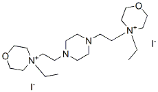 CAS#: 111530-29-1， 4-Ethyl-4-[2-[4-[2-(4-Ethylmorpholin-4-Ium-4-Yl)Ethyl]Piperazin-1-Yl]Ethyl]Morpholin-4-Ium Diiodide