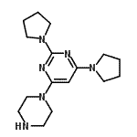 CAS#: 111641-17-9， 4-(1-Piperazinyl)-2,6-Di(1-Pyrrolidinyl)Pyrimidine