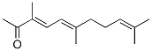 结构式 CAS# 1117-41-5, (3E,5E)-3,6,10-三甲基十一碳-3,5,9-三烯-2-酮