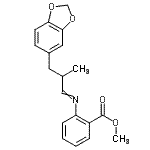 CAS#: 111753-60-7， Methyl 2-{[3-(1,3-Benzodioxol-5-Yl)-2-Methylpropylidene]Amino}Benzoate