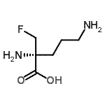CAS#: 111766-96-2， 2-(Fluoromethyl)-D-Ornithine