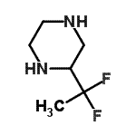 CAS#: 111781-50-1， 2-(1,1-Difluoroethyl)Piperazine