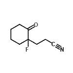 CAS#: 111786-75-5， 3-(1-Fluoro-2-Oxocyclohexyl)Propanenitrile