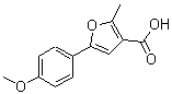CAS#: 111787-87-2， 5-(4-Methoxyphenyl)-2-Methyl-3-Furoic Acid