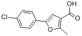 structure of CAS# 111787-89-4, 5-(4-Chlorophenyl)-2-Methyl-3-Furancarboxylic Acid;5-(4-CHLOROPHENYL)-2-METHYL-3-FUROIC ACID