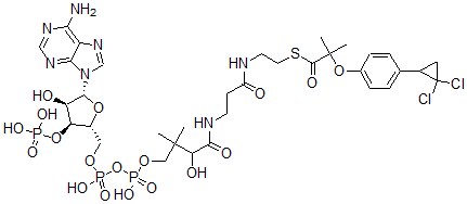 CAS#: 111900-25-5， Ciprofibrate-coenzyme A