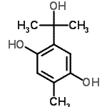 CAS#: 111917-57-8， 2-(2-Hydroxy-2-Propanyl)-5-Methyl-1,4-Benzenediol