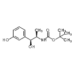 CAS#: 112113-57-2， 2-Methyl-2-Propanyl [(1S,2R)-1-Hydroxy-1-(3-Hydroxyphenyl)-2-Propanyl]Carbamate