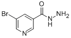 structure of CAS# 112193-41-6, 5-Bromo-3-Pyridinecarboxylicacid Hydrazide;5-Bromo-3-Pyridinecarbohydrazide;5-Bromonicotinohydrazide;Zinc00071428