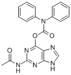 CAS#: 112233-74-6， N,N-Diphenyl-Carbamic Acid 2-(Acetylamino)-9H-Purin-6-Yl Ester