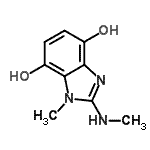 CAS 登录号：112363-28-7， 1-甲基-2-(甲基氨基)-1H-苯并咪唑-4,7-二醇