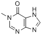 structure of CAS# 1125-39-9, 1-Methyl-7H-Purin-6-One;1-Methylhypoxanthine;6H-Purin-6-One, 1,7-Dihydro-1-Methyl-;Hypoxanthine, 1-Methyl-