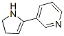 结构式 CAS# 1125-96-8, 3-(4,5-二氢-1H-吡咯-2-基)吡啶