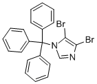 结构式 CAS# 112517-23-4, 4,5-二溴-1-(三苯基甲基)-1H-咪唑