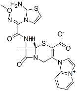 CAS#: 112601-22-6， 7-(2-(2-Aminothiazolyl)-2-methoxyiminoacetamido)-3-(imidazo(1,2-a)pyridinium-1-yl)methyl-3-cephem-4-carboxylate