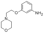 结构式 CAS# 112677-72-2, 3-[2-(4-吗啉基)乙氧基]-苯胺