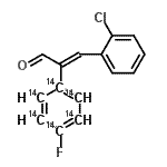 CAS#: 112704-51-5， (2E)-3-(2-Chlorophenyl)-2-[4-Fluoro(<Sup>14</Sup>C<Sub>6</Sub>)Phenyl]Acrylaldehyde