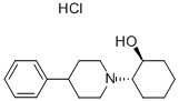 structure of CAS# 112709-60-1, (1S,2S)-2-(4-Phenylpiperidin-1-Yl)Cyclohexan-1-Ol;(1S,2S)-2-(4-Phenyl-1-Piperidyl)Cyclohexan-1-Ol;(1S,2S)-2-(4-Phenyl-1-Piperidinyl)-1-Cyclohexanol;(+)-Vesamicol