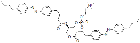 CAS#: 112791-47-6， [(2R)-2,3-Bis[4-[4-(4-Butylphenyl)Diazenylphenyl]Butanoyloxy]Propyl] 2-Trimethylazaniumylethyl Phosphate
