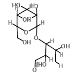structure of CAS# 112828-69-0, 2,4-Dihydroxy-3-[3,4,5-Trihydroxy-6-(Hydroxymethyl)Tetrahydropyran-2-Yl]Oxy-Pentanal;3Î‘,6Î‘-MANNOPENTAOSE