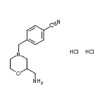CAS#: 112914-10-0， 4-{[2-(Aminomethyl)-4-Morpholinyl]Methyl}Benzonitrile Dihydrochloride