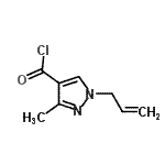 CAS#: 113100-63-3， 1-Allyl-3-Methyl-1H-Pyrazole-4-Carbonyl Chloride
