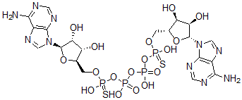 CAS#: 113270-27-2， P(1),P(4)-Bis(5'-Adenosyl)-1,4-Dithiotetraphosphate