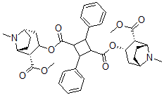CAS#: 113350-55-3， Bis[(1R,2R,5S)-2-Methoxycarbonyl-8-Methyl-8-Azabicyclo[3.2.1]Octan-3-Yl] 2,4-Di(Phenyl)Cyclobutane-1,3-Dicarboxylate