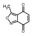 CAS 登录号：113396-56-8， 3-甲基-2,1-苯并恶唑-4,7-二酮