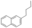 structure of CAS# 1134-62-9, 2-Butylnaphthalene;Naphthalene, 2-Butyl-;.Beta.-Butylnaphthalene