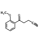 结构式 CAS# 113522-19-3, 4-(2-甲氧基苯基)-4-氧代丁腈
