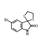 CAS#: 113549-10-3， 5'-Bromospiro[1,3-Dithiolane-2,3'-Indol]-2'(1'H)-One