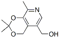 structure of CAS# 1136-52-3, 2,2,8-Trimethyl-4H-1,3-Dioxino[4,5-c]Pyridine-5-Methanol;Zinc00236601;Stock1n-01613;(2,2,8-Trimethyl-4H-[1,3]Dioxino[4,5-C]Pyridin-5-Yl)-Methanol