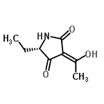 CAS#: 113757-65-6， (3Z,5S)-5-Ethyl-3-(1-Hydroxyethylidene)-2,4-Pyrrolidinedione