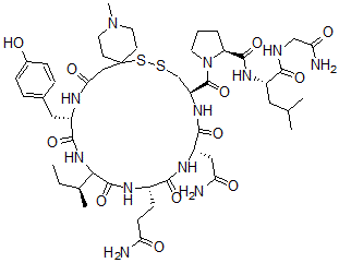 CAS#: 113789-44-9， 1'-(1'-Methyl-4'-Thiopiperidine)Acetic Acid-Oxytocin