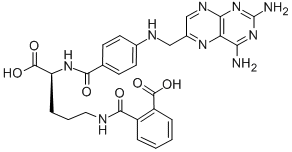 CAS#: 113857-87-7， 2-[[(4S)-4-Carboxy-4-[[4-[(2,4-Diaminopteridin-6-Yl)Methylamino]Benzoyl]Amino]Butyl]Carbamoyl]Benzoic Acid