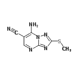CAS#: 113967-64-9， 7-Amino-2-(Methylsulfanyl)[1,2,4]Triazolo[1,5-a]Pyrimidine-6-Carbonitrile