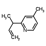CAS#: 113985-36-7， 2-(3-Buten-2-Yl)-4-Methylpyridine