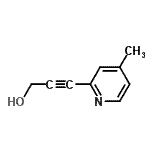 CAS#: 113985-41-4， 3-(4-Methyl-2-Pyridinyl)-2-Propyn-1-Ol