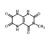 CAS#: 114062-77-0， 3-Methyl-5,8-Dihydro-2,4,6,7(1H,3H)-Pteridinetetrone