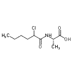 CAS#: 114307-20-9， DL- N-(2-Chlorohexanoyl)-Alanine