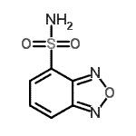 结构式 CAS# 114322-13-3, 2,1,3-苯并恶二唑-4-磺酰胺