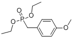 structure of CAS# 1145-93-3, P-[(4-Methoxyphenyl)Methyl]-Phosphonic Acid Diethyl Ester;Ethoxy-Ethyldioxy-[(4-Methoxyphenyl)Methyl]Phosphane;Ethoxy-Ethylperoxy-(4-Methoxybenzyl)Phosphane