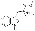structure of CAS# 114524-80-0, alpha-Methyl-Tryptophan Methyl Ester;H-Alpha-Me-DL-Trp-Ome Hydrochloride;A-Methyl-Tryptophan Methyl Ester;Α-Methyl-Tryptophan Methyl Ester