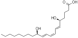 CAS#: 114616-11-4， (5S,6E,8Z,10E,12R)-5,12-Dihydroxy-6,8,10-Icosatrienoic Acid