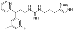 CAS#: 114667-79-7， 1-[3-(3,5-Difluorophenyl)-3-Pyridin-2-Ylpropyl]-2-[3-(3H-Imidazol-4-Yl)Propyl]Guanidine