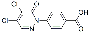 结构式 CAS# 1147-64-4, 4-(4,5-二氯-6-氧代-1(6H)-哒嗪基)-苯甲酸